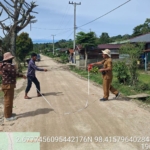 pemeliharaan Jalan Jrs. Sp. Siarung - Arung Tinombak Simbolon Link. 100 Kec. Parbuluan.(ist)