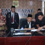 Sidang DPRD Dairi penandatanganan Nota Kesepakatan tentang Kebijakan Umum Anggaran dan Prioritas Plafon Anggaran Sementara (KUA dan PPAS) APBD Tahun Anggaran 2027.(ist)