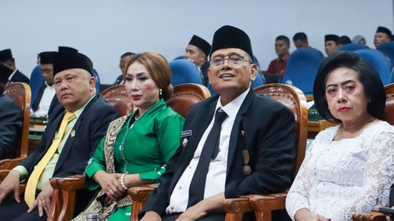Sidang DPRD mendengarkan pidato kenegaraan presiden RI menyambut HUT RI ke-81.(ist)