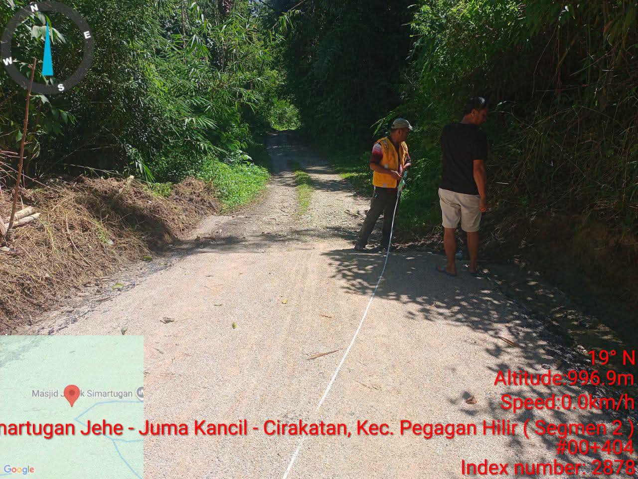 Pemeliharaan jalan ruas Simartugan Jege–Juma Kancil–Sirahatan(Ist)