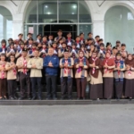 38 orang Kontingan Kota Pematangsiantar menuju Jamnas XII Tahun 2026 saat dilepas Pemko Siantar.(ist)