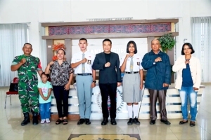 Dua putra-putri terbaik Humbahas terpilih sebagai anggota Pasukan Pengibar Bendera Pusaka (Paskibraka) tingkat Provinsi Sumatera Utara tahun 2026.(ist)
