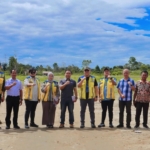 Peninjauan lapangan langsung ke lokasi pembangunan Sekolah Rakyat di Sitinjo Kabupaten Dairi pada Jumat (7/8/2026).(ist)