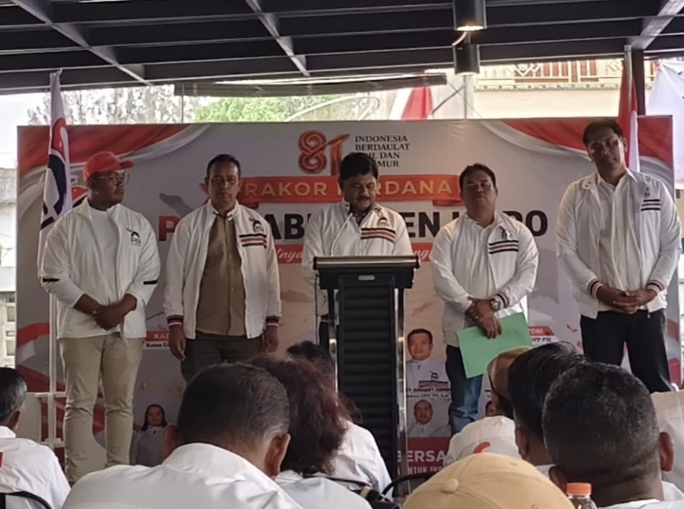 Rakor DPD Partai Solidaritas Indonesia (PSI) Kabupaten Karo.(ist)