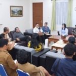 Bupati Dairi Vickner Sinaga audiensi dengan Dewan Pimpinan Cabang Persatuan Inteligensia Kristen Indonesia (DPC PIKI) Dairi.(ist)