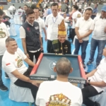 Open Tournament Domino Piala Panglima TNI di GOR Suzuya Mall Siantar, Minggu (27/9/2026).(Hegi)