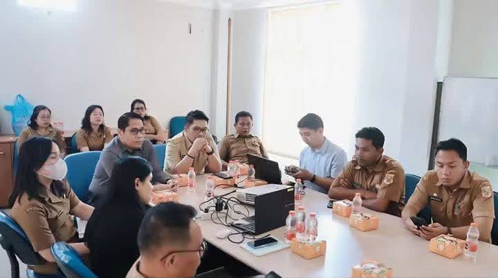 Tes Operasional Penggunaan Aplikasi CorePAD Pemkab Dairi bersama Secure ETPD Bank Sumut.(ist)