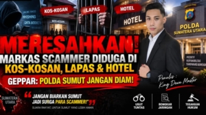 Geppar desak Ditsiber Polda Sumut ambil langkah tegas buru pelaku penipuan digital.(ist)