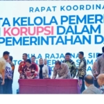 Rakor Penguatan Tata Kelola Pemerintahan Daerah dan Pencegahan Korupsi dalam Penyelenggaraan Pemerintahan Daerah di Provinsi Sumatera Utara.(ist)