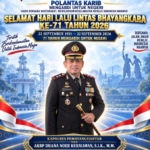 Polres Pematang Siantar memperingati Hari Lalu Lintas Bhayangkara ke-71 Tahun 2026.(Hegi)