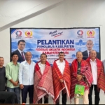 Pelantikan Pengurus Cabang Federasi Akuatik Indonesia (FAI) Kabupaten Dairi periode 2026–2030.(ist)