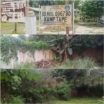 Tembok penahan banjir SD Negeri 096780 Kampung Tape, Nagori Karang Sari, Kecamatan Gunung Maligas, Kabupaten Simalungun.(ist)