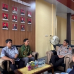 Silaturahmi PLN UP3 Siantar dengan Kapolres Pematangsiantar.(ist)