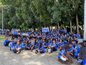 Kader DPC GAMKI Kabupaten Simalungun padatin lapangan Apel Kebangsaan GAMKI Sumut Tahun 2026.(ist)