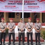 Kapolres Pematangsiantar AKBP Dhana Noer Kurniawan, Pimpin Sertijab Kasat Reskrim dan Narkoba.(ist)